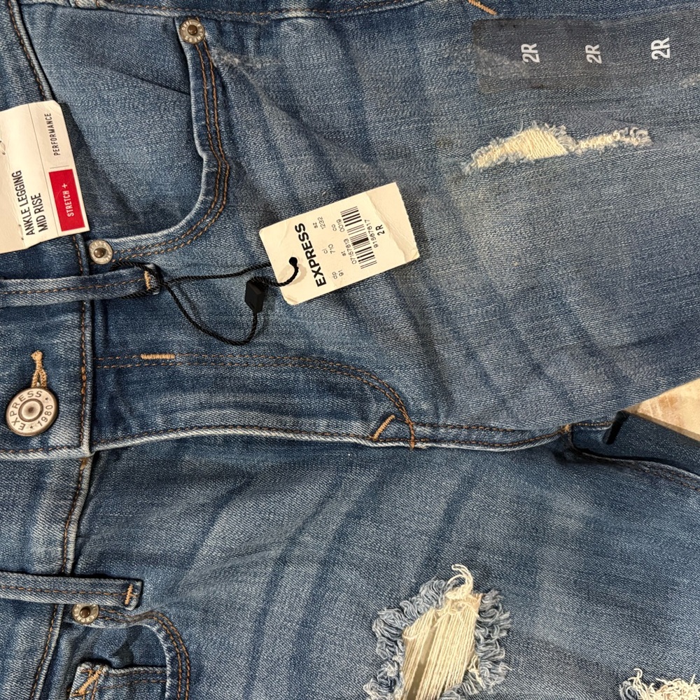 Express Ripped Denim Jeans